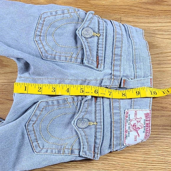 TRUE RELIGION VINTAGE JOEY,  GIRLS, DENIM KIDS JEANS 7x21 - Picture 3 of 7